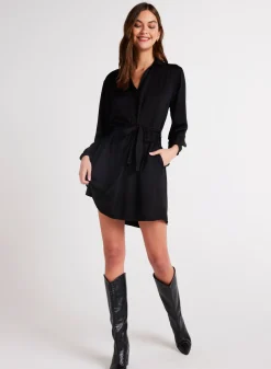 Bella Dahl Belted Pullover Shirt Dress - - Seasonal Essentials