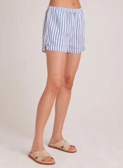 Bella Dahl Boxer Short - Bahia Breeze Stripe- Shorts