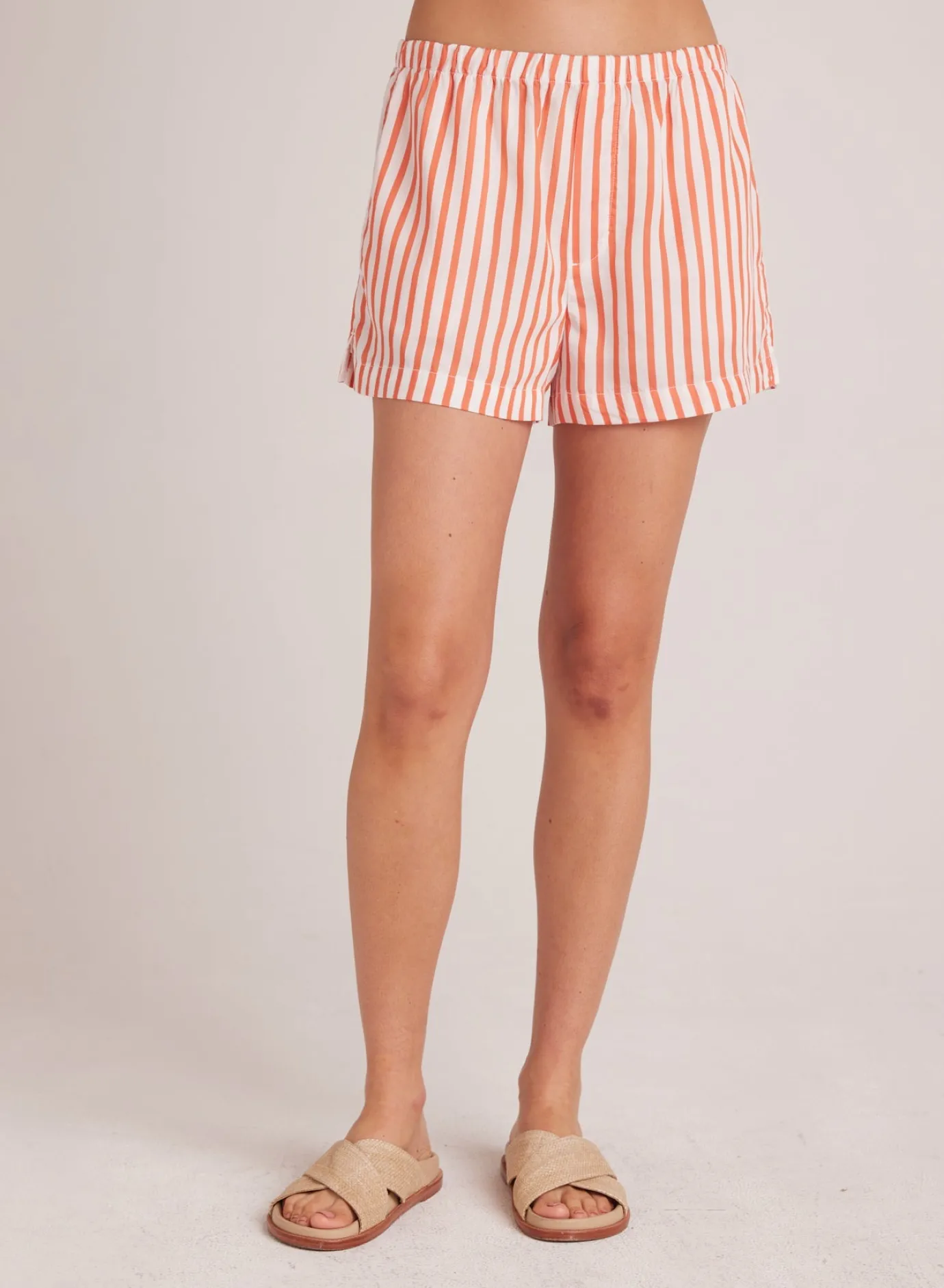 Bella Dahl Boxer Short - Sunset Blaze Stripe- Shorts