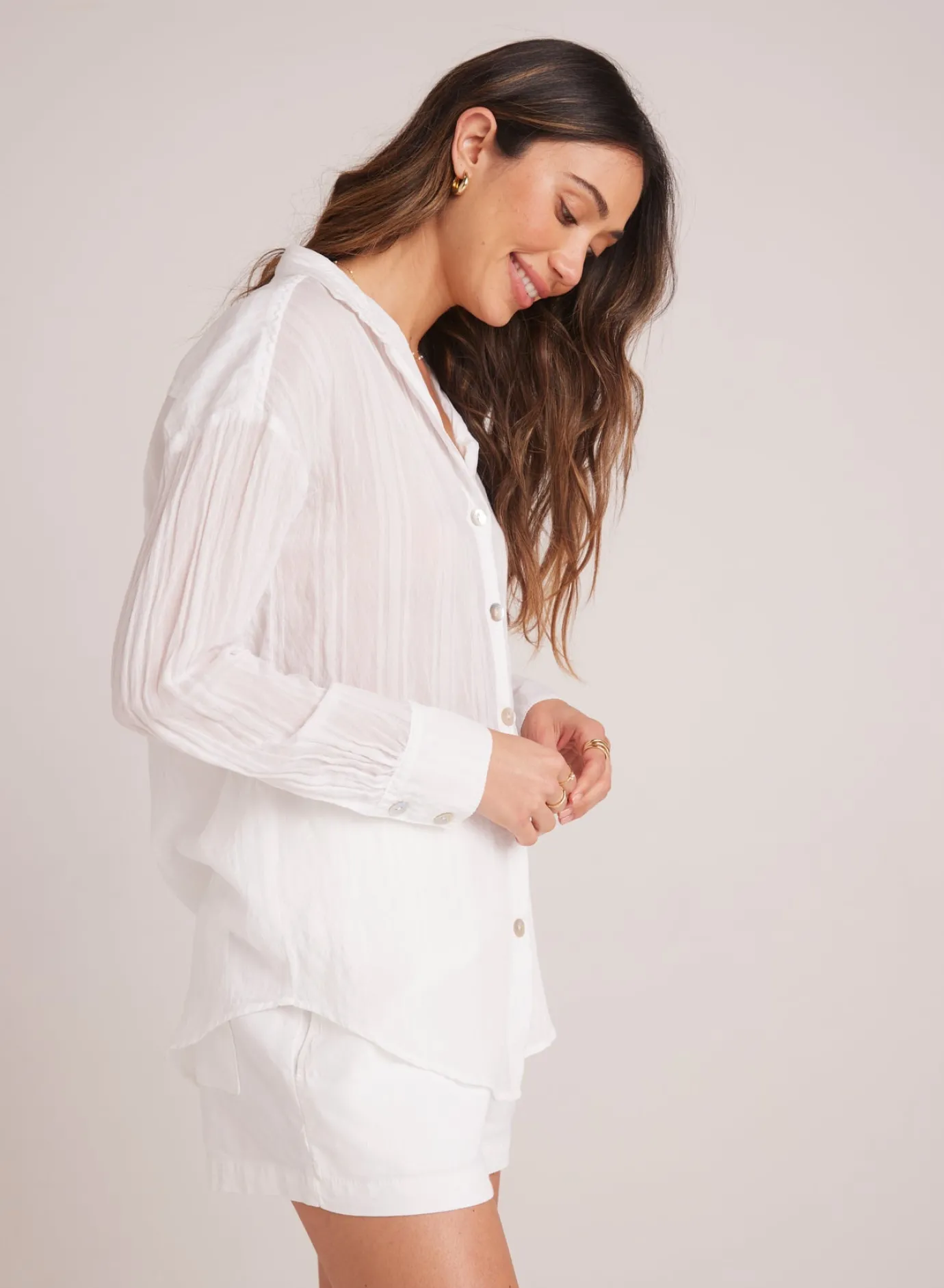Bella Dahl Boyfriend Button Down - - Long Sleeve