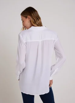 Bella Dahl Boyfriend Shirt - - Long Sleeve