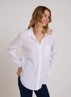 Bella Dahl Boyfriend Shirt - - Long Sleeve
