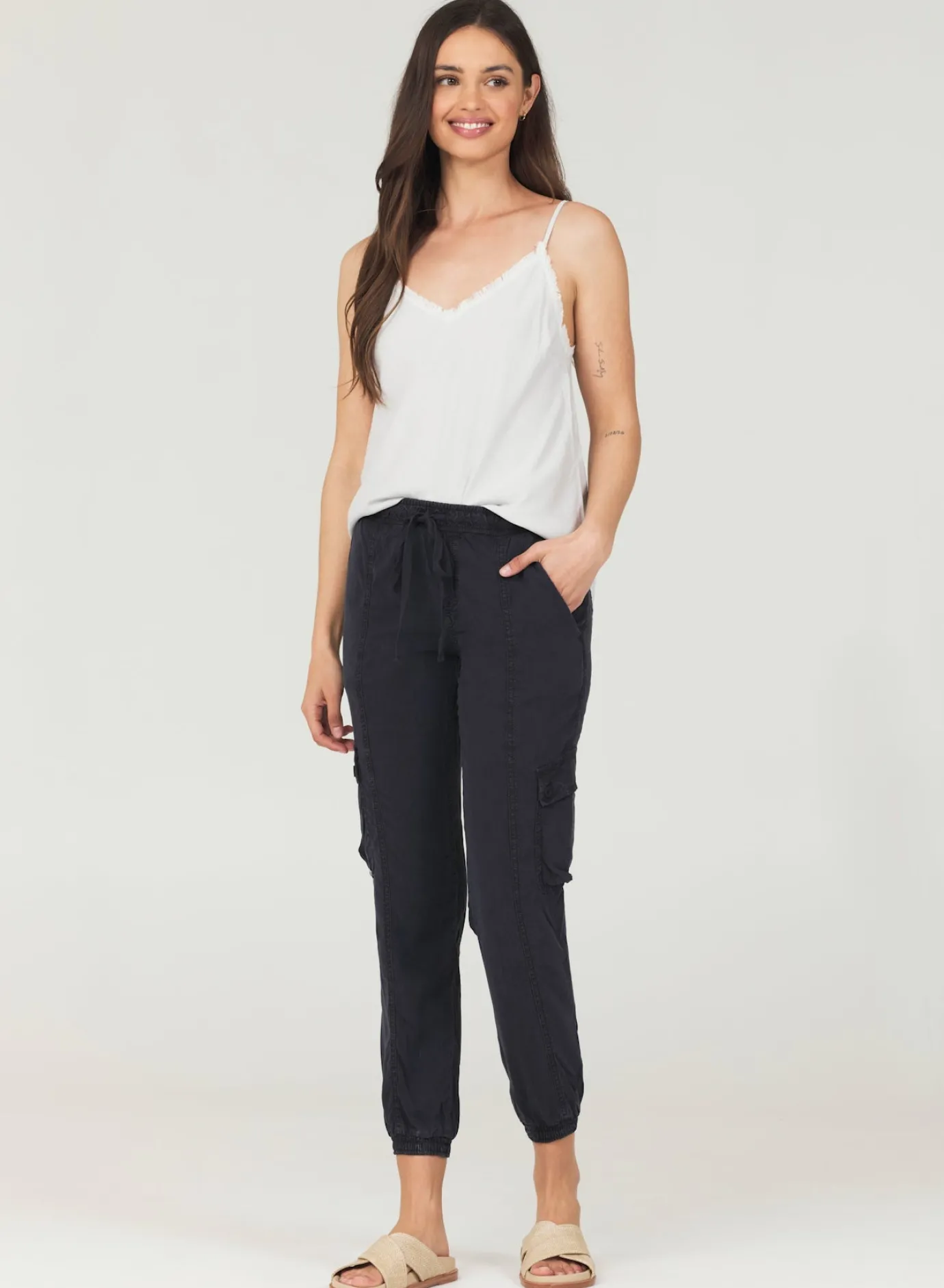 Bella Dahl Cargo Track Pants - - Joggers