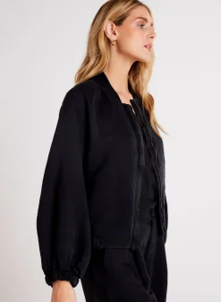 Bella Dahl Chloe Clean Bomber Jacket - - Outerwear
