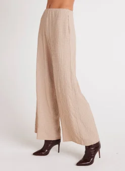 Bella Dahl Clean Wide Leg Pant - Light Oak- Pants