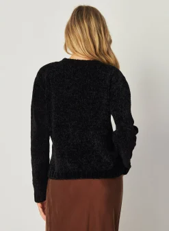 Bella Dahl Crew Neck Chenille Sweater - - Seasonal Essentials
