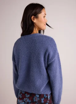 Bella Dahl Drop Shoulder Sweater - Nordic Blue- Sweaters