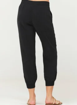 Bella Dahl Easy Drawstring Jogger - Vintage Black- Pants