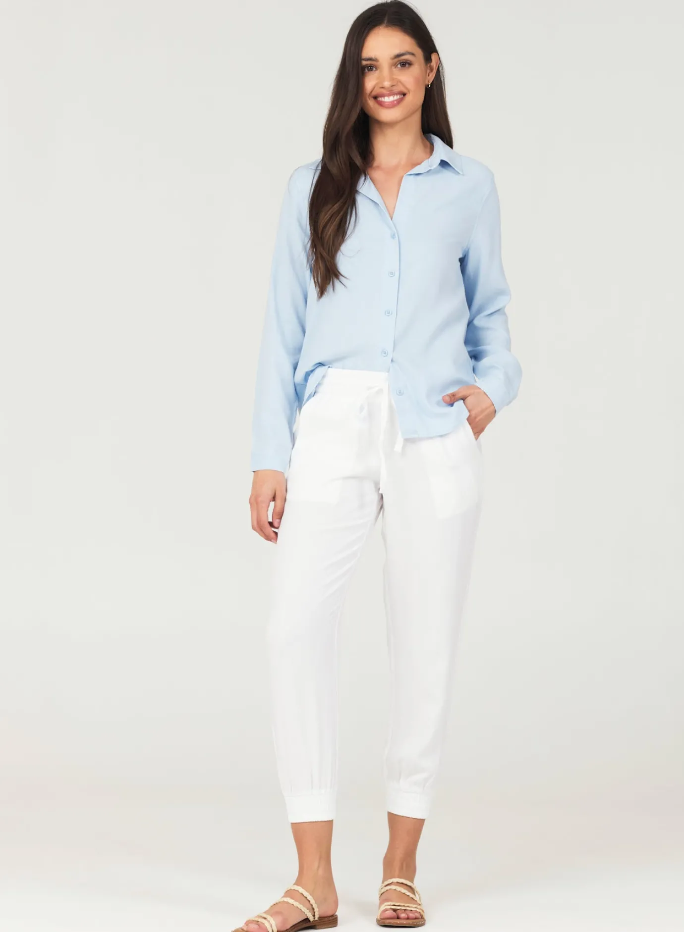 Bella Dahl Easy Drawstring Jogger - - Essentials Bottoms