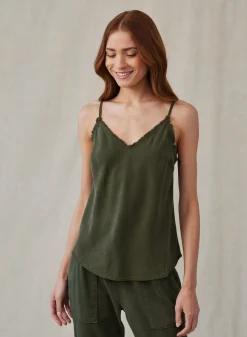 Bella Dahl Frayed Cami - Italian Herb- Seasonal Essentials