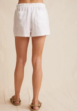 Bella Dahl Frayed Hem Pocket Short - - Shorts