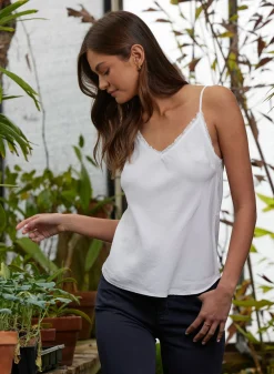 Bella Dahl Frayed Tencel Cami - - Essentials Tops