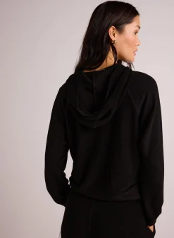 Bella Dahl French Terry Raglan Hoodie Sweatshirt - - Sweaters
