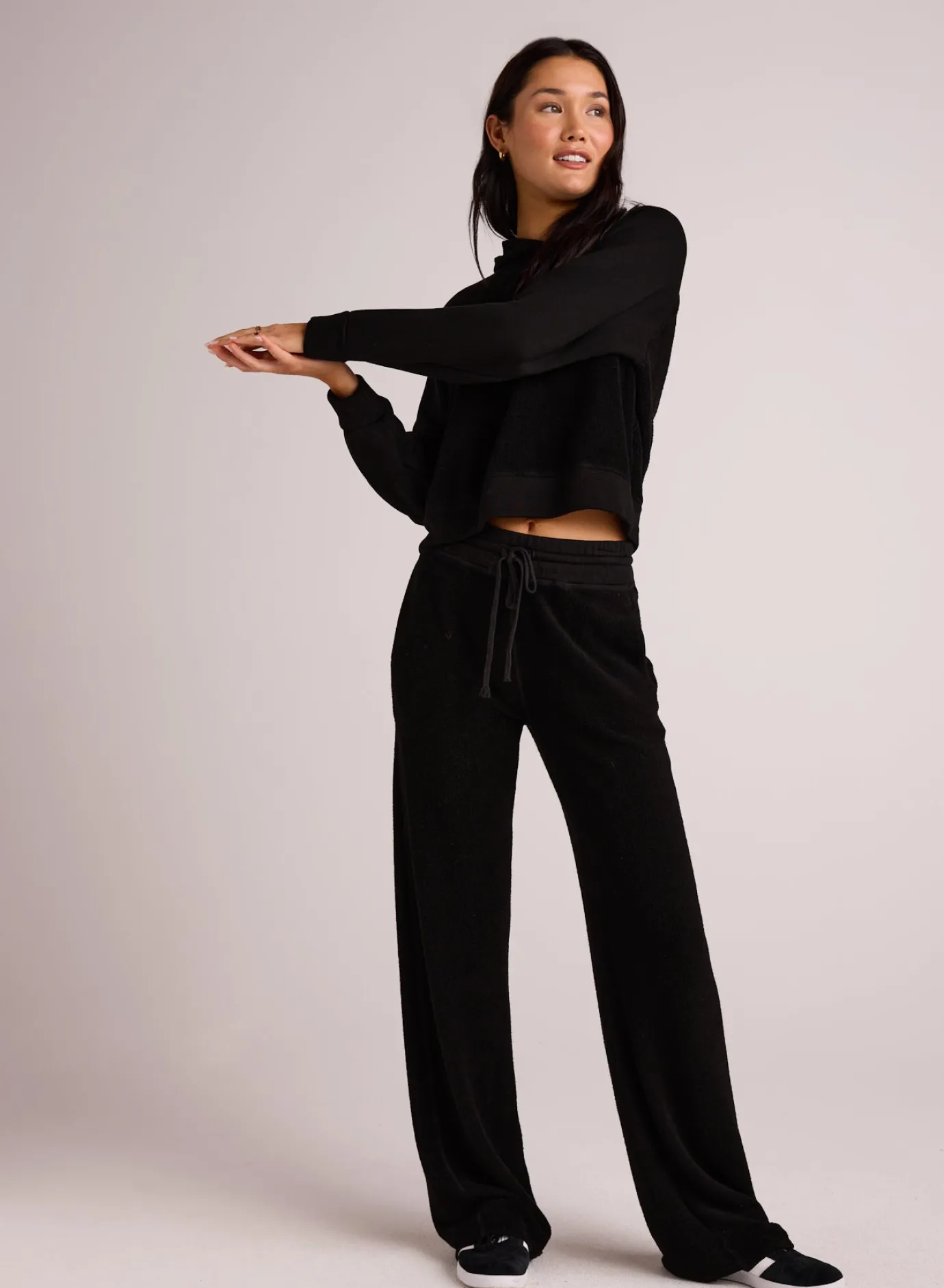 Bella Dahl French Terry Wide Leg Sweatpant - - Pants