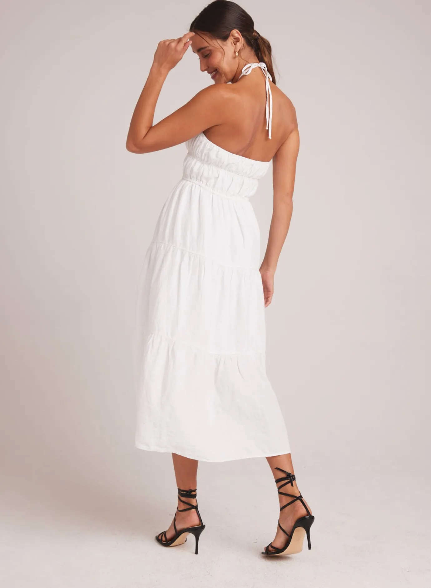 Bella Dahl Gathered Halter Midi Dress - - Long Dresses