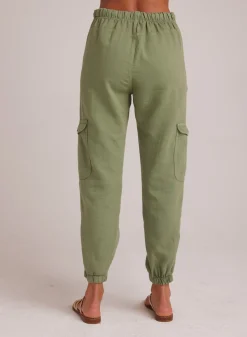 Bella Dahl Isla Pleated Jogger - Lush Foliage- Pants