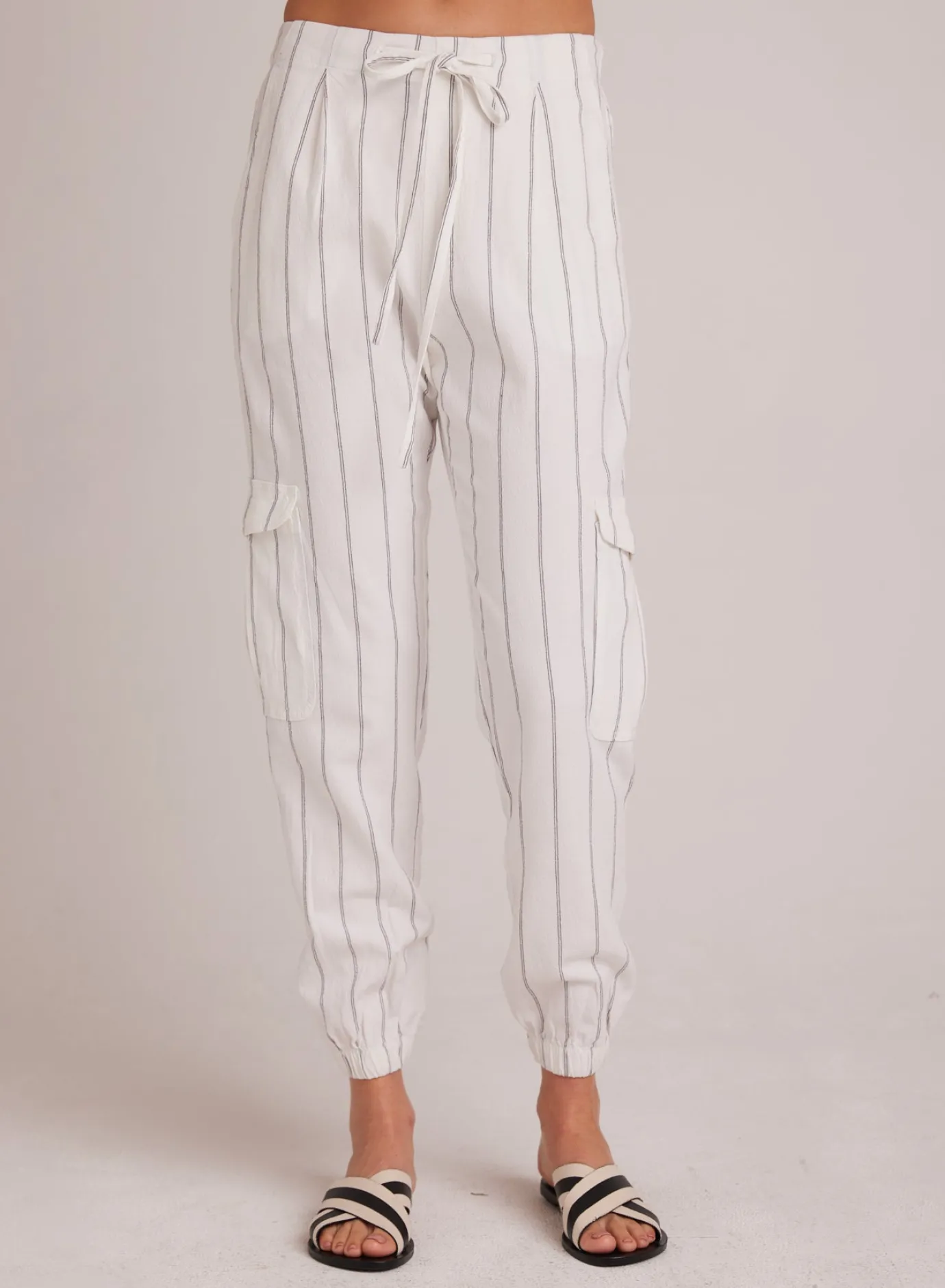Bella Dahl Isla Pleated Jogger - Mala Beach Stripe- Pants