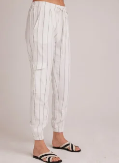 Bella Dahl Isla Pleated Jogger - Mala Beach Stripe- Pants