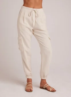 Bella Dahl Isla Pleated Jogger - Seashell Sand- Joggers