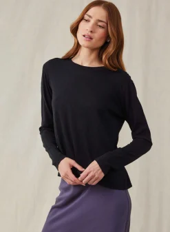 Bella Dahl Long Sleeve Crew Tee - - Seasonal Essentials