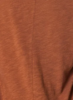 Bella Dahl Long Sleeve Crew Tee - Twilight Gold- T-Shirts