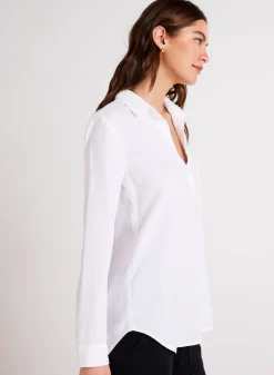 Bella Dahl Long Sleeve Pullover Tunic - - Long Sleeve