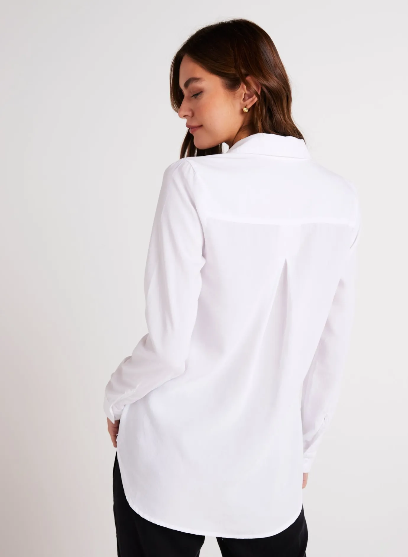 Bella Dahl Long Sleeve Pullover Tunic - - Essentials Tops