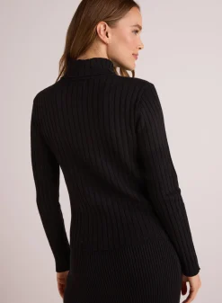 Bella Dahl Long Sleeve Turtleneck Sweater -  - Sweaters