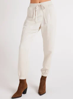 Bella Dahl Luna Pleat Front Jogger - Soft Pearl- Joggers