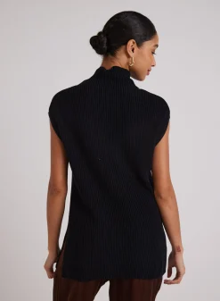 Bella Dahl Mock Neck Sweater Tunic - - Sweaters