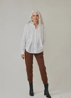 Bella Dahl Pintuck Flowy Shirt - - Button Down