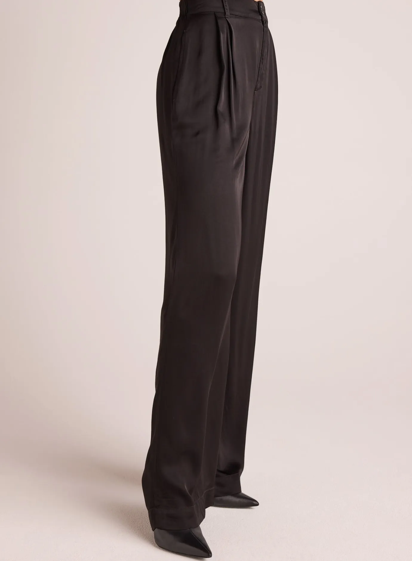 Bella Dahl Pleated Wide Leg Trouser - - Pants