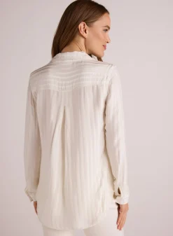 Bella Dahl Pocket Button Down - Winter White- Button Down