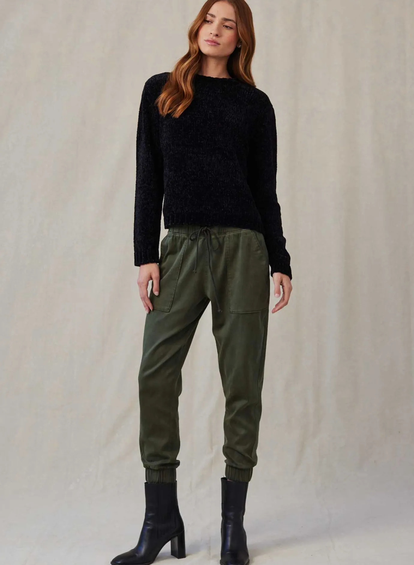 Bella Dahl Pocket Jogger - Italian Herb- Joggers