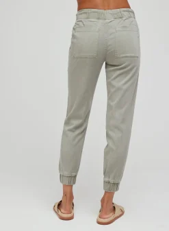 Bella Dahl Pocket Jogger - Soft Army- Essentials Bottoms