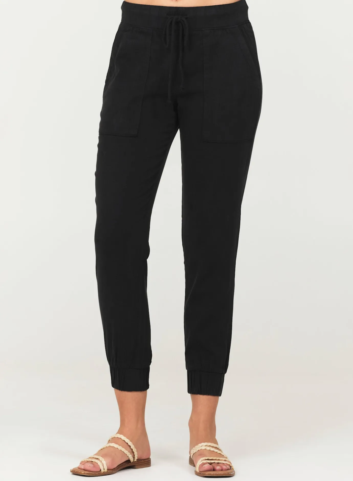 Bella Dahl Pocket Jogger - Vintage Black- Joggers