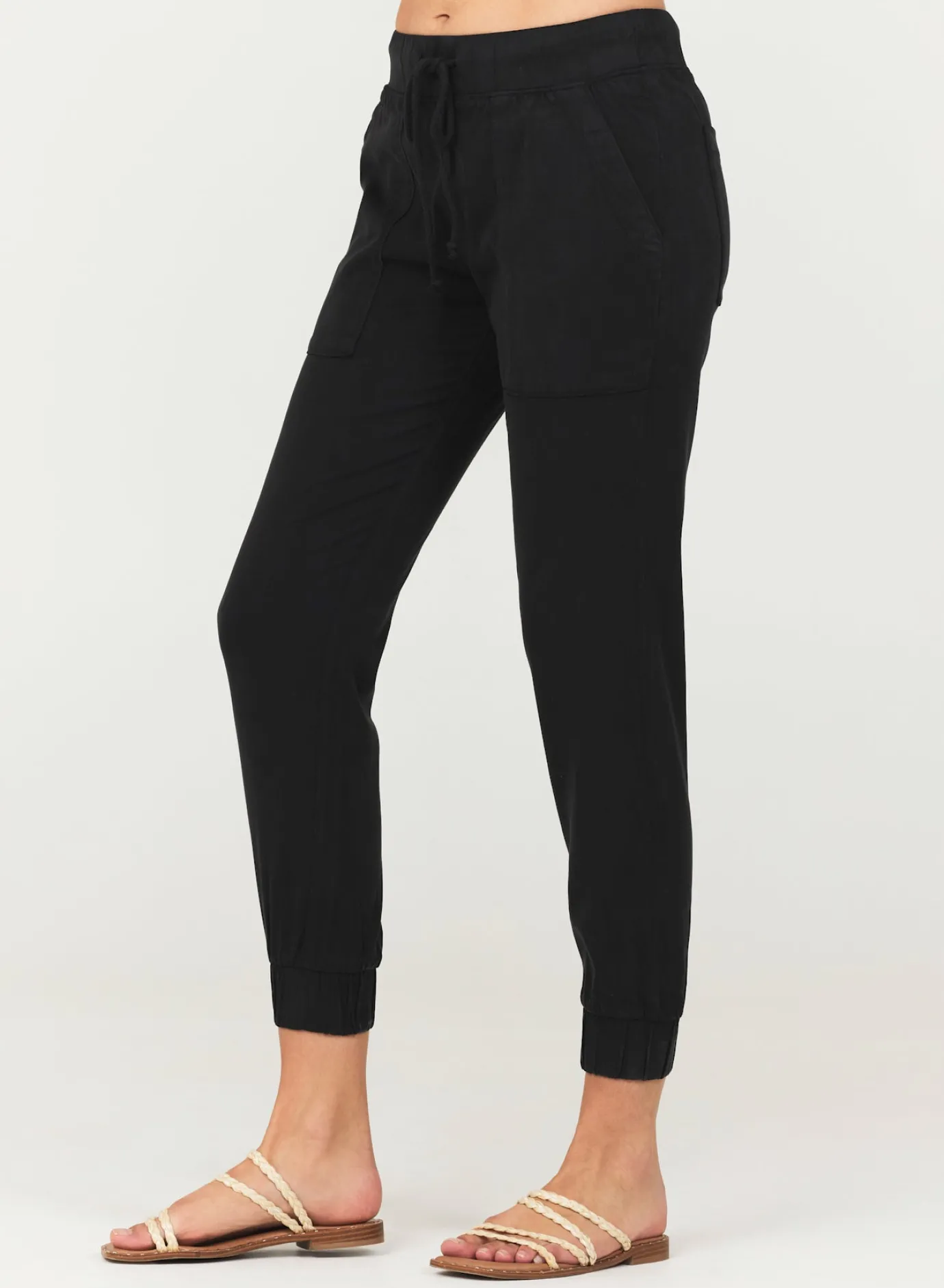 Bella Dahl Pocket Jogger - Vintage Black- Pants