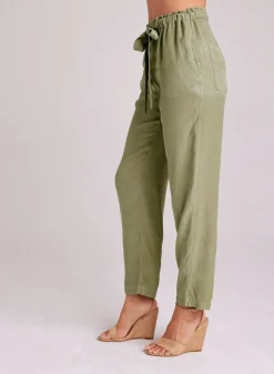 Bella Dahl Rose Easy Trouser - Dried Herb- Pants