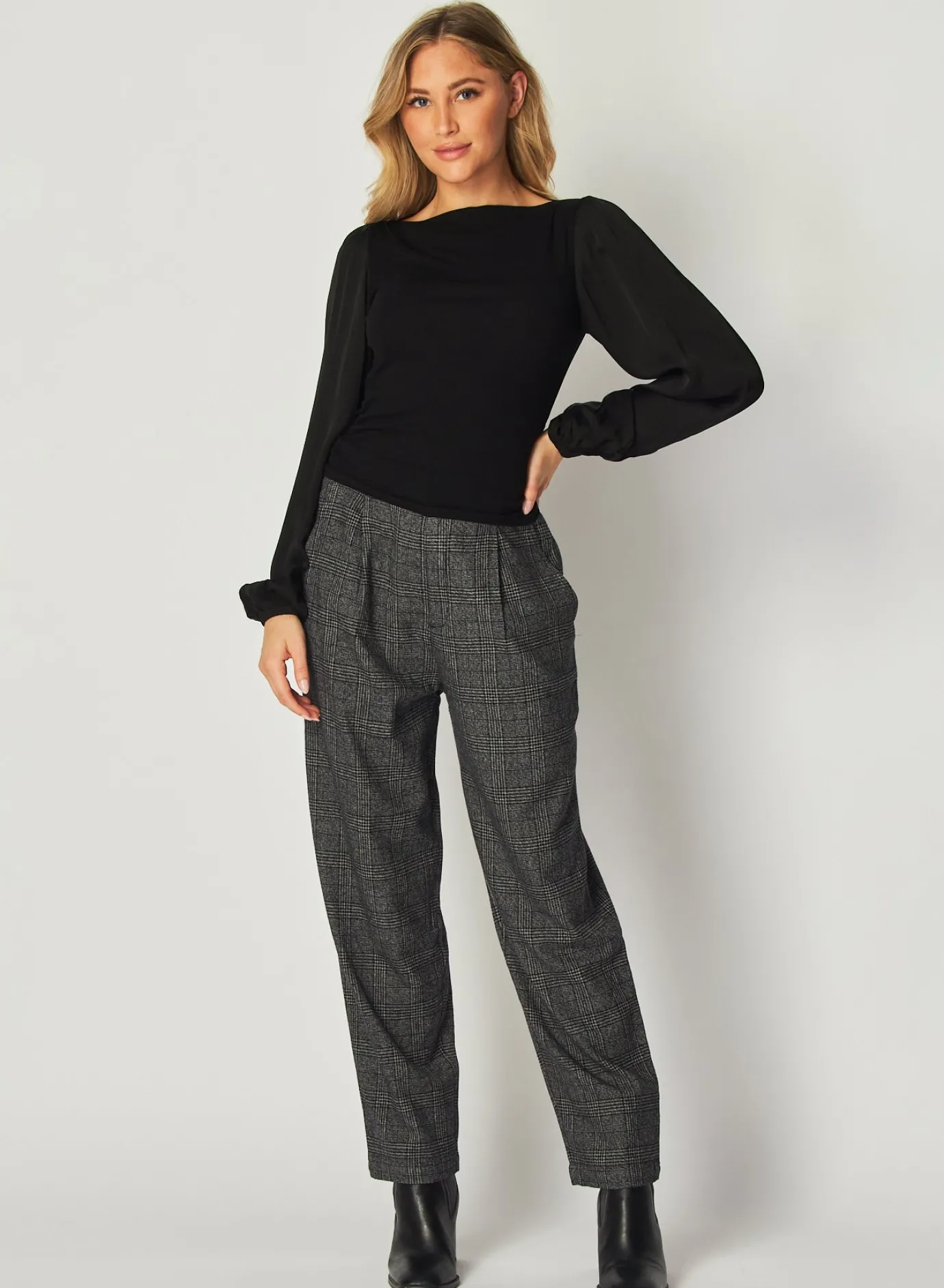 Bella Dahl Ruched Waist Flowy Sleeve Top - - Long Sleeve