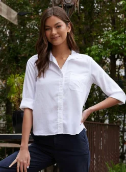 Bella Dahl Shirt Tail Button Down - - Essentials Tops