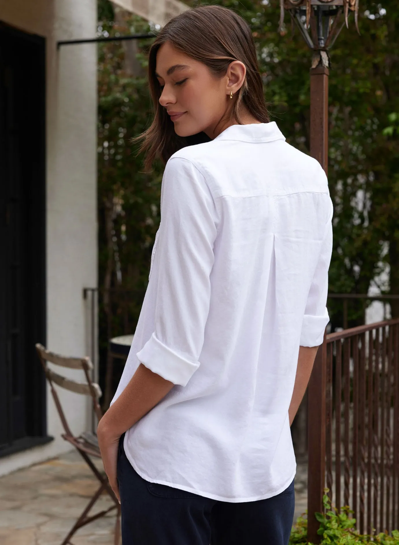 Bella Dahl Shirt Tail Button Down - - Long Sleeve