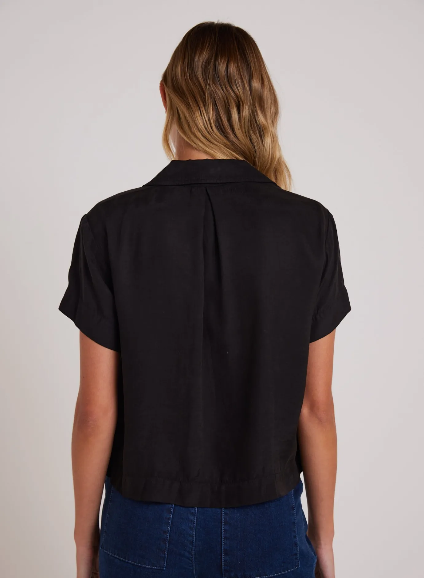 Bella Dahl Short Sleeve Flowy Button Down - - Button Down