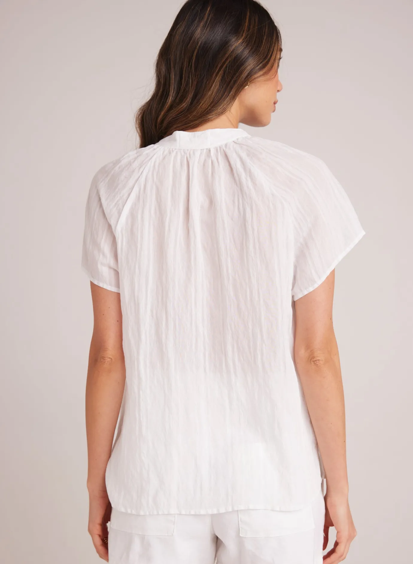 Bella Dahl Short Sleeve Pocket Pullover - - Short Sleeve