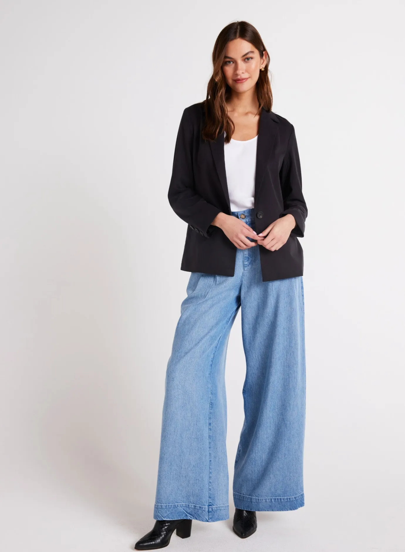 Bella Dahl Single Breasted Blazer - - Seasonal Essentials