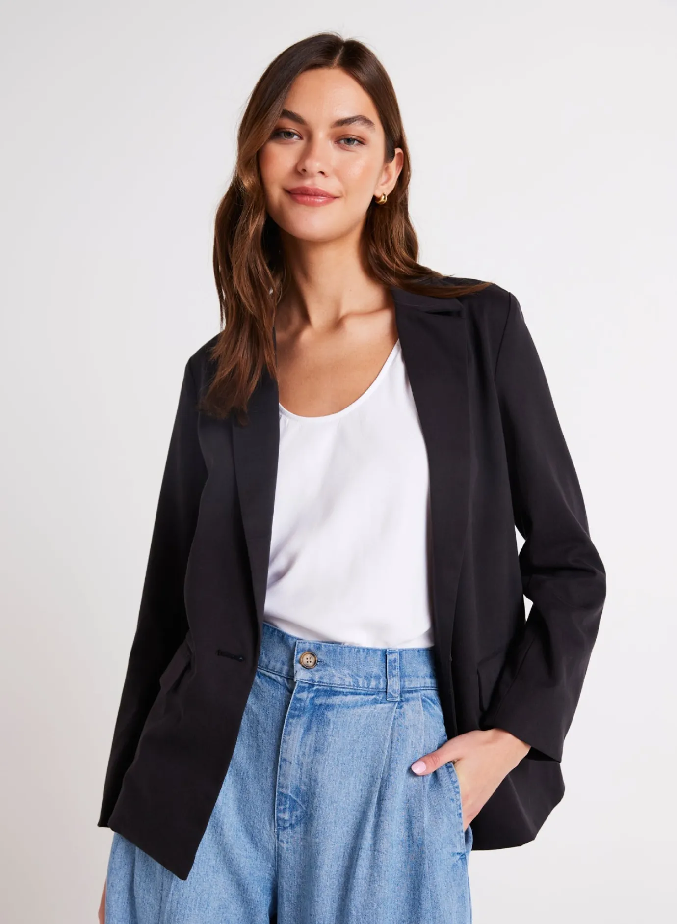 Bella Dahl Single Breasted Blazer - - Seasonal Essentials