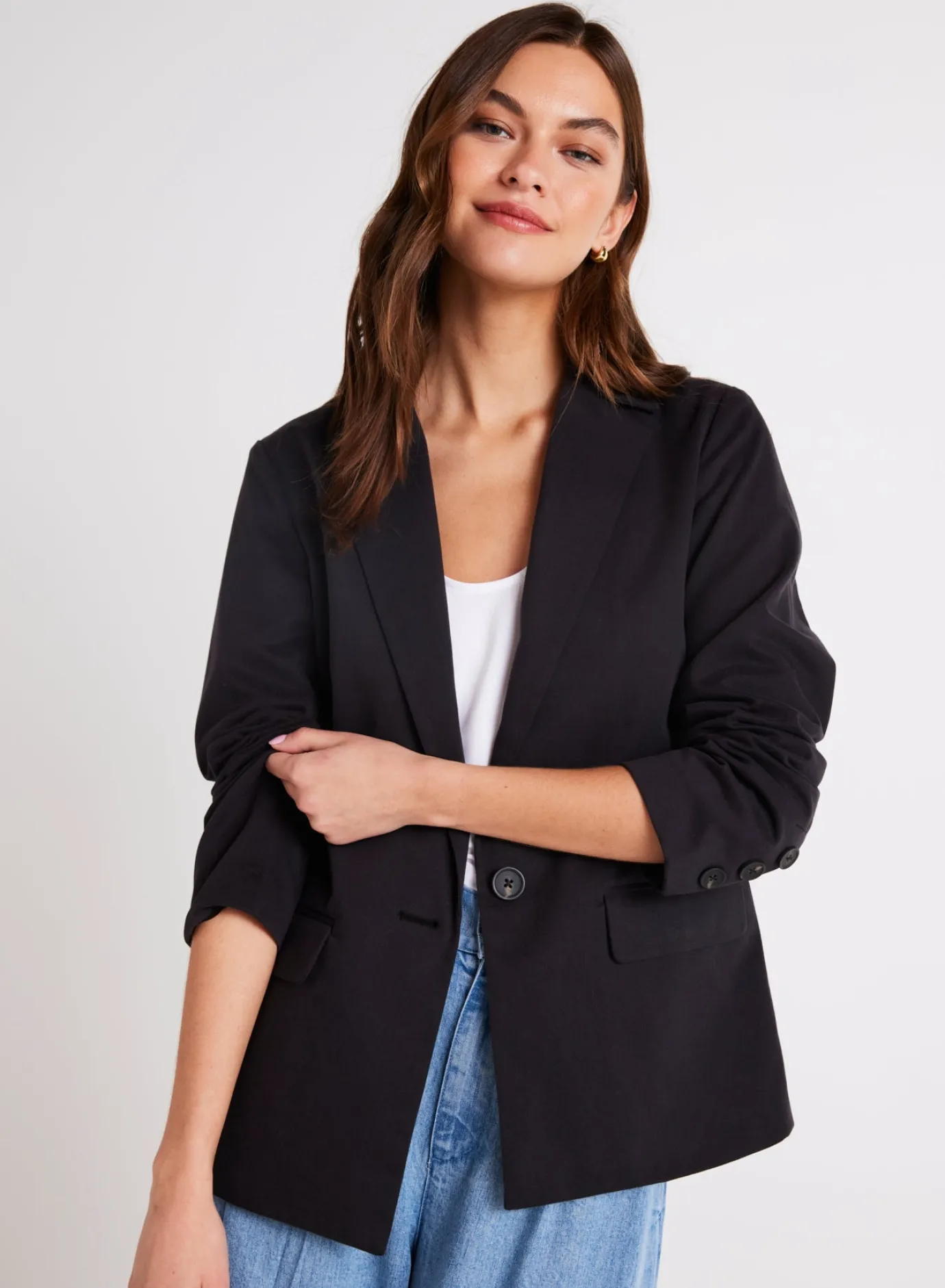Bella Dahl Single Breasted Blazer - - Seasonal Essentials
