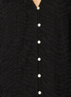 Bella Dahl Smocked Cuff Button Down - - Long Sleeve