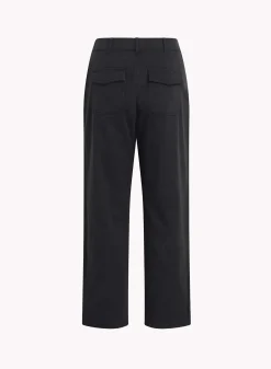 Bella Dahl Sofia Wide Leg Crop - Soft Black- Pants