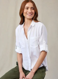 Bella Dahl Split Back Button Down - - Essentials Tops