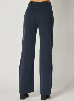 Bella Dahl Sydney Wide Leg Pant - Endless Sea- Pants